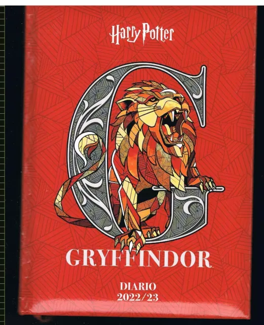 2022-23 - Gryffindor - Diario Scolastico - Harry Potter - Nuovo