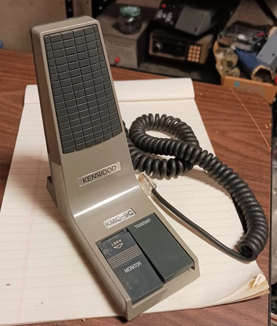Kenwood KMC-9C Desk Microphone with 8 pin Modular Connector, TK-880, 760G,etc
