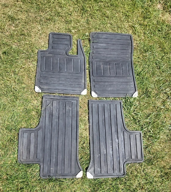 RANGE ROVER P38 Genuine Rubber Mats Set Of 4 Black Mats £59.99