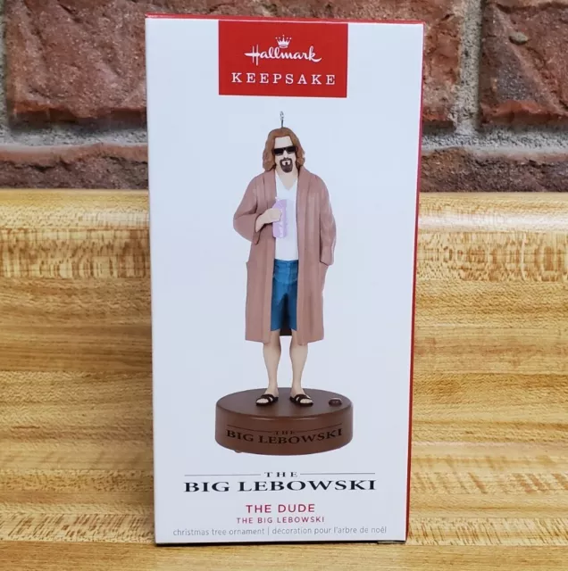 Hallmark 2023 The Big Lebowski THE DUDE Keepsake Ornament Magic Sound - NEW