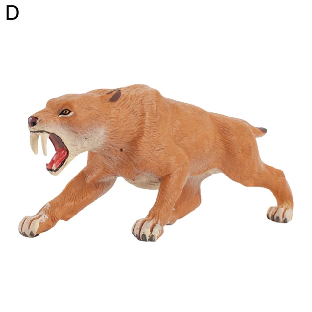 Animal Figurine Model Anti-fade Desktop Decoration Mammoth Megalodon Dire Wolf D