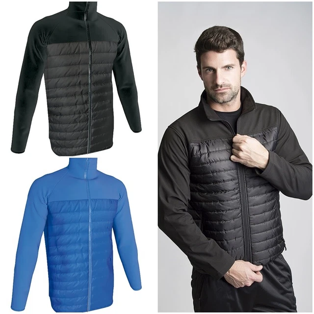 Chaqueta Hombre Combinación de tejidos Nylon con Soft Shell. Winter Jacket