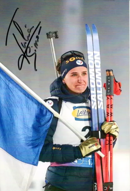 Biathlon Autogramm Julia Simon
