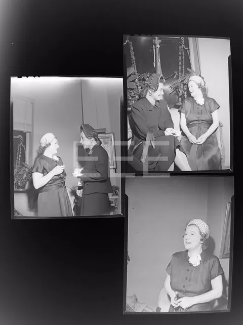 Famous Photographer 3 1946 Maggie Teyte Opera Singer Negative Lot Scarce