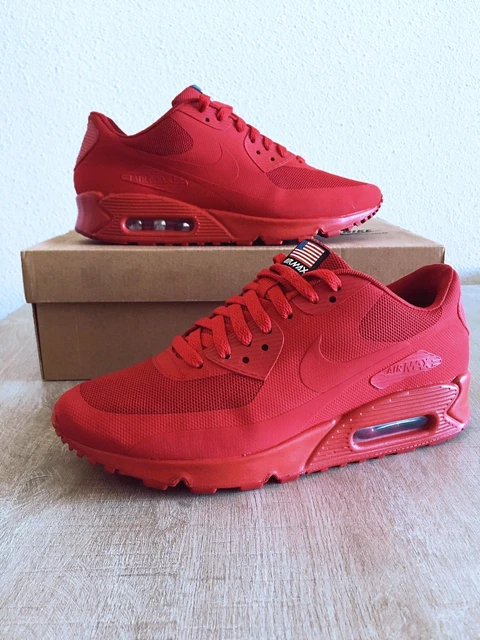 Nike Air Max 90 hyperfuse independence Day USA QS Sport red - 7.5US/40EUR/6.5UK