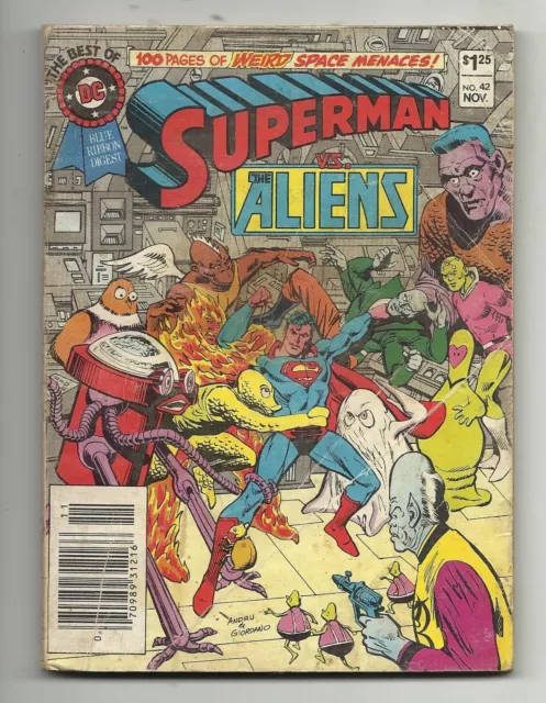 Best of DC Blue Ribbon Digest #42 - Superman vs. The Aliens - GD+ 2.5