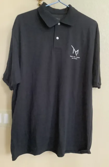 M-Casino Polo Shirt Black XL Las Vegas Casino Gift