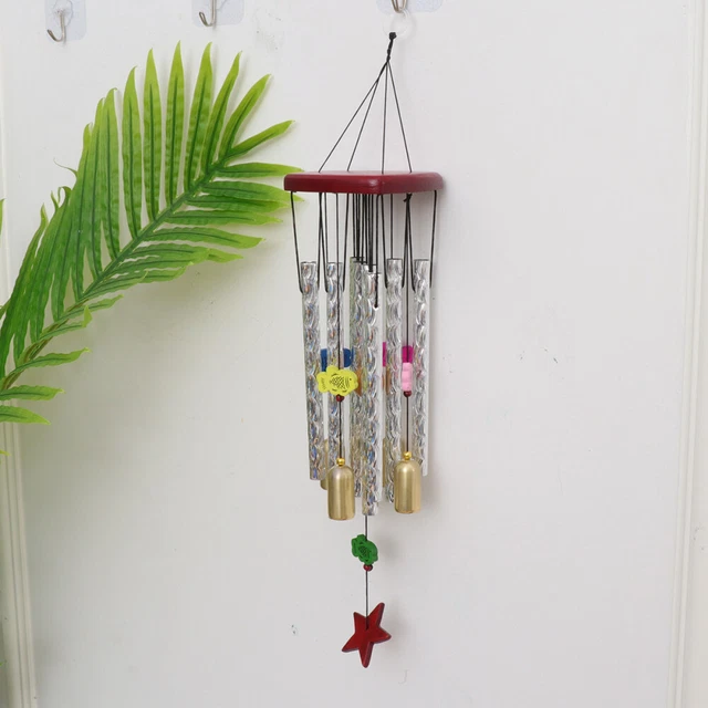 Windgüter im Freien mit Metallrohre Wind Chimes mit Star Aeolian Glocken für