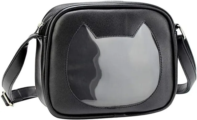 Cute Kawaii Black Cat Ita Bag Purse Handbag Small Crossbody
