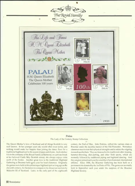 Palau  : The Life and times of Queen Elizabeth the Queen Mother