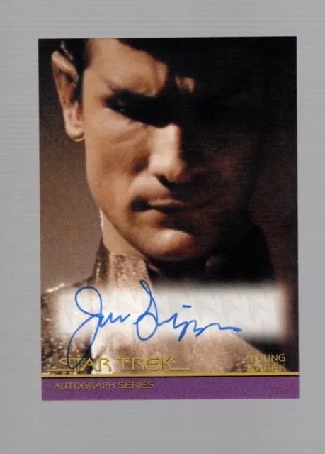 2010 Rittenhouse Star Trek Movies Jonathan Simpson #A125 Autograph Star Trek V