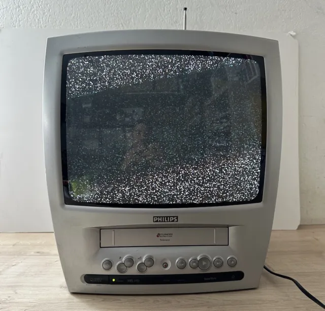 Combi TV - Magnétoscope VHS Philips ( Lecteur VHS Hors service ) TV cathodique