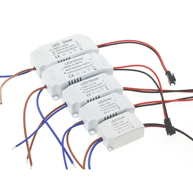 1W-36W LED Driver transformador de fuente de alimentación AC85-265V a DC3V-12V