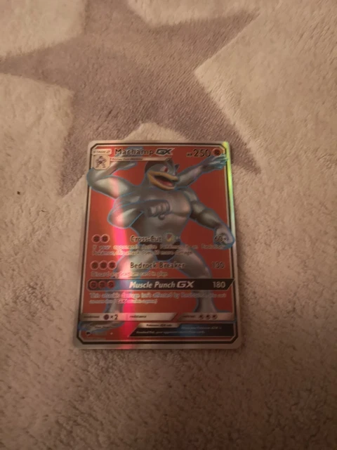 Pokémon TCG Machamp GX Burning Shadows 135/147 Holo Full Art NM+ Fresh Pull!