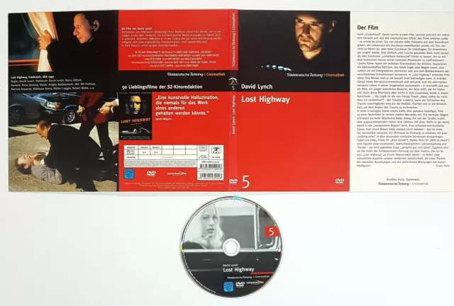Sz-Cinemathek #5 DVD David Lynch Lost Highway German Boxed Arquette/Pullman/