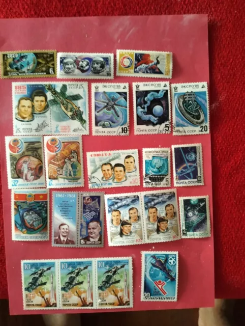 Russia Ussr Soviet Union Cccp Space & Cosmonauts - Fine Used Stamps