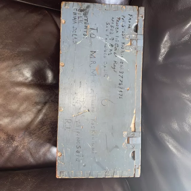 Ww2 Japanese Vet Bring Back Box-WWII Vet Bring Back-WW2 Japanese Periscope Box