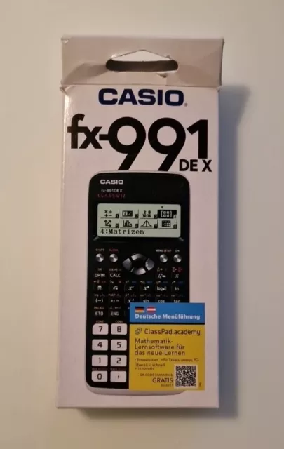 Casio FX-991DE X ClassWiz Wissenschaftlicher Rechner Neu orginal Verpackt