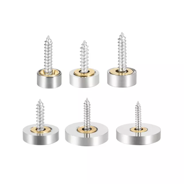 Furniture Table Mirror Screw Decorative Round Caps Cover Nails Stainless Steel