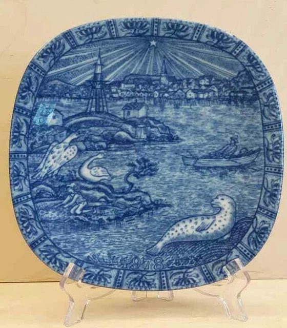 Christmas Plate Julen Rorstrand Sweden Collection 1978  Limited Edition