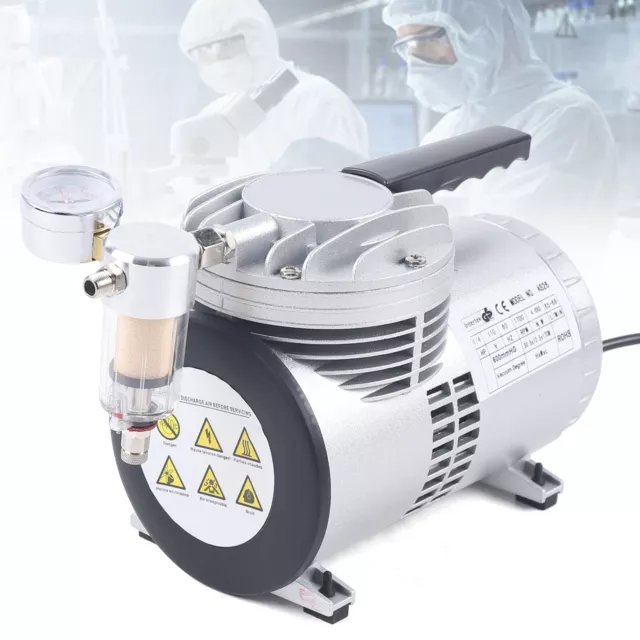 1/6HP Low Noise Oilless Lubrication Pump 20-23L/Min Air-conditioning Vacuum Pump