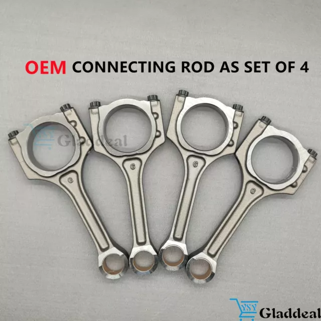 OEM 4PCS Connecting Rod Fit for 11-20 Kia Sorento Sportage Hyundai Sonata 2.4L