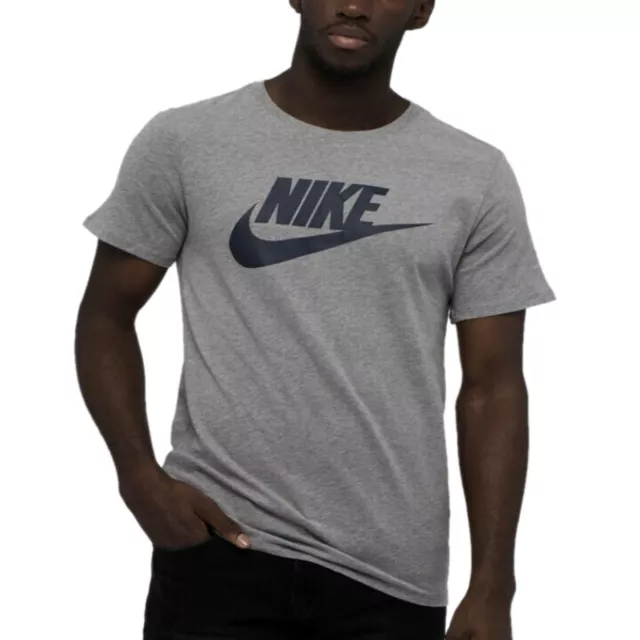 Nike Mens T Shirt Sports Short Sleeve Crew Neck Gym Futura Icon Casual Tee Top