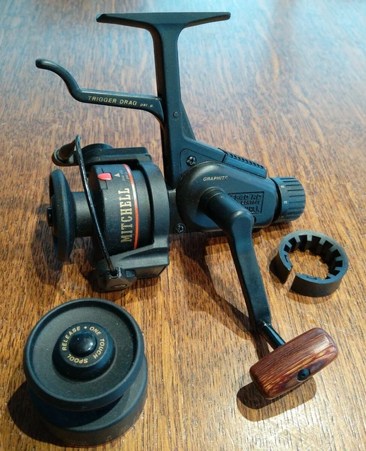 Moulinet Pêche Mitchell 1120 RD Avec Une Bobine Supplémentaire – TBE