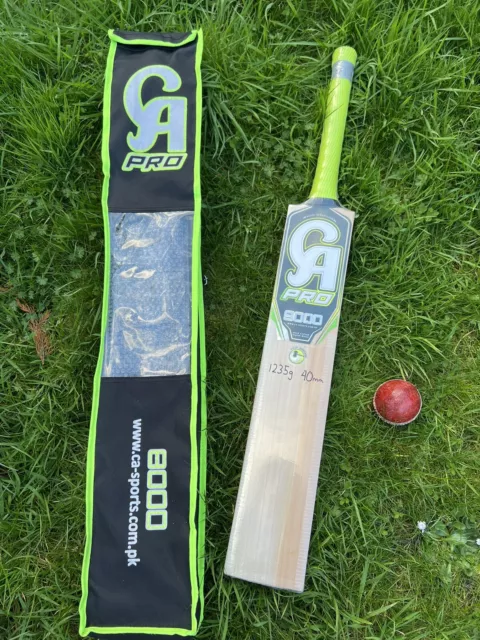 CA Pro 8000  English Willow Cricket Bat! Grade 2 English Willow🚀 2lb 11.5oz