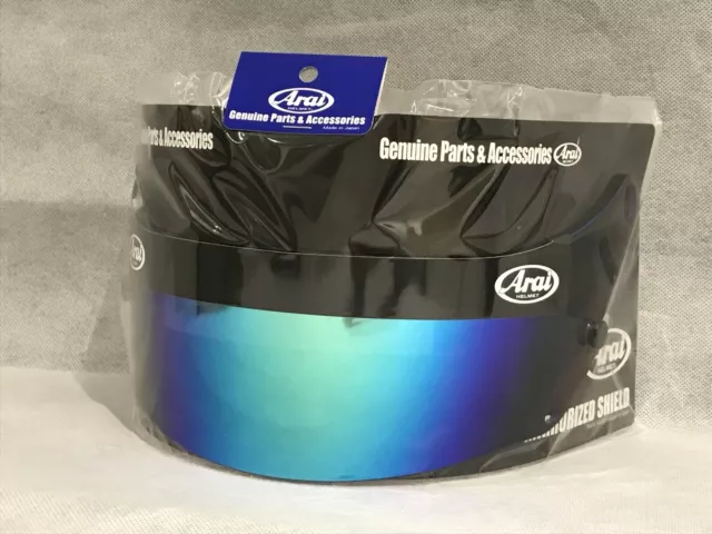 Arai GP6/SK6 blaues Iridium dunkles Rauchvisier brandneu & Original Arai Produkt 3