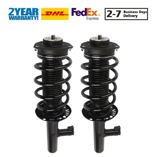 Pair Front Shock Absorber Struts w/Electric For VW Passat CC Golf VI Scirocco