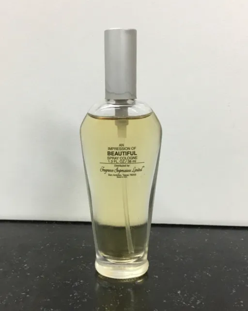 Fragrance Impressions Limited Beautiful Spray Cologne 1.3  OZ As Pictured!!!
