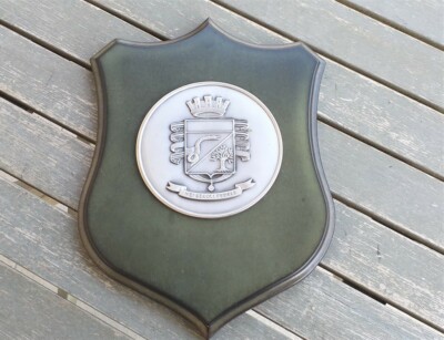 Crest vintage Carabinieri Nei Secoli Fedele versione argentata nuovo 
