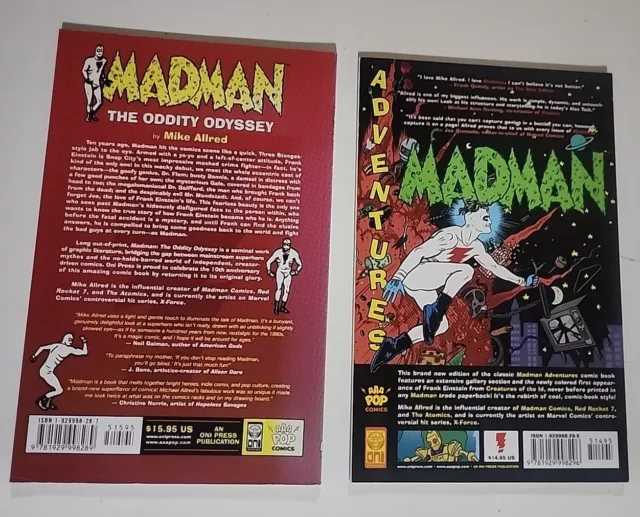 MADMAN:#1 THE ODDITY ODYSSEY #2 Adventures Mike Allred 1st Editions TPB 2