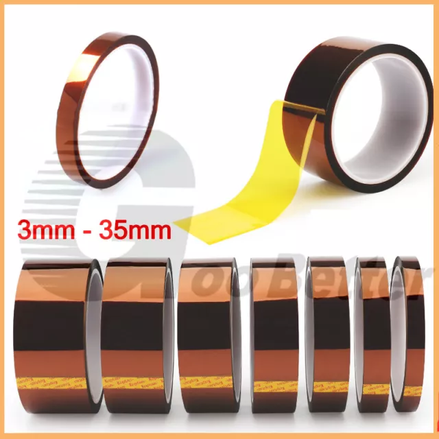 33M Heat Resistant High Temperature Polyimide Film Kapton Tape Hot Self Adhesive