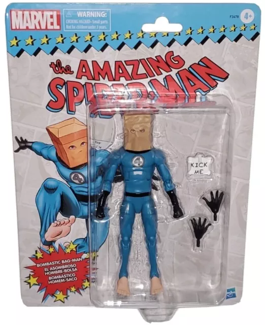 Marvel Legends BOMBASTIC BAG MAN 6" Figure The Amazing Spiderman Retro Vintage