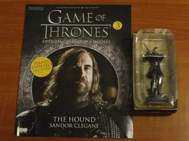 Sandor Clegane ""Il cane"" parte 3 collezione statuette Eaglemoss Game of Thrones