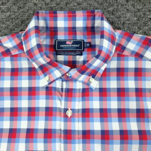 Vineyard Vines Shirt Mens XL Extra Large Blue Tucker Classic Fit Preppy Casual