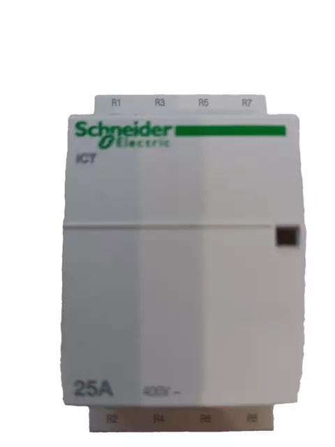 Schneider 25A Contactor Acti 9 Ict 4/P 4X N/Closed 230V Coil A9C20837   (S822)