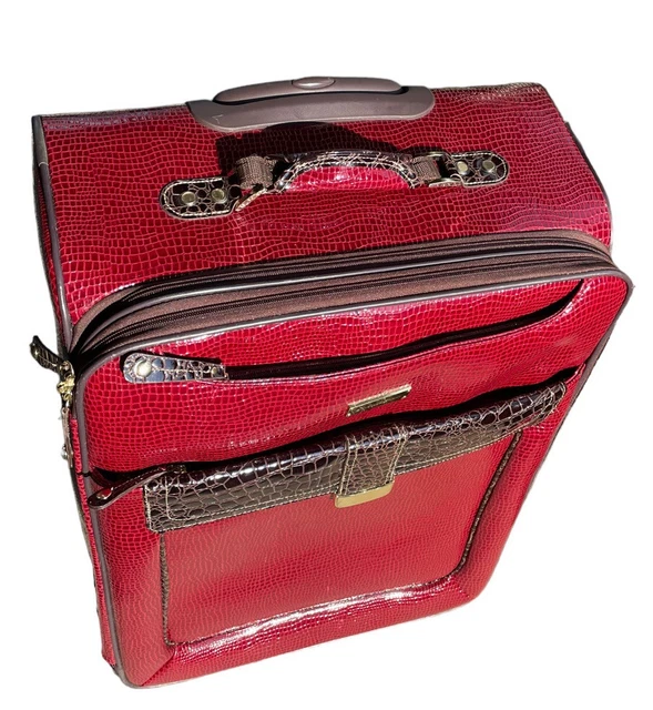Samantha Brown Red Luggage  Classic Collection Spinner Wheels Large 29x18x10 3