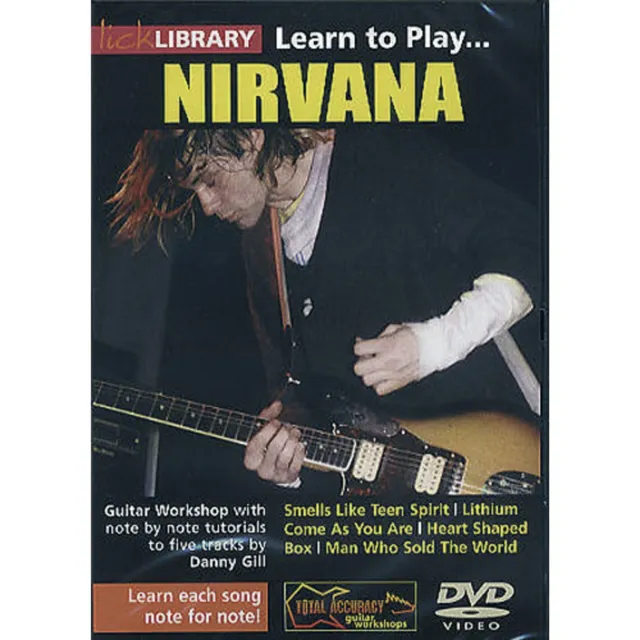 Roadrock International Lick Library: Learn To Play Nirvana DVD