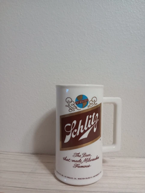 Schlitz Ceramic Beer Mug