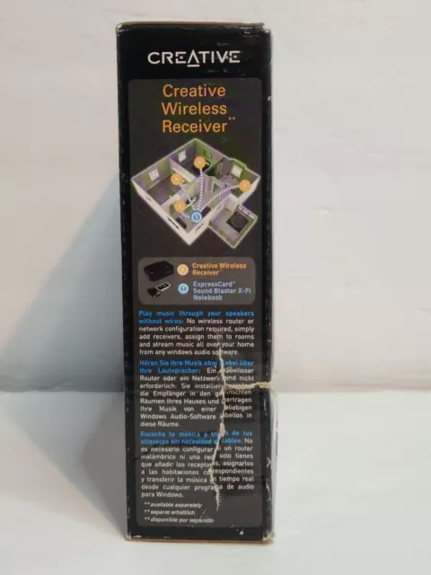 New Creative Labs SB0950 ExpressCard Sound Blaster X-Fi Notebook Audio System 3