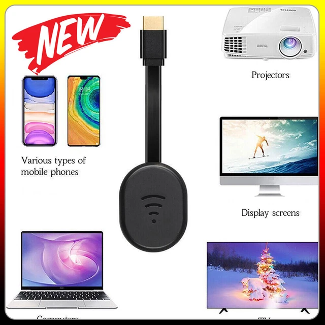 Wireless HDMI-compatible Mobile Phone Screen Projector Media TV Display Receiver