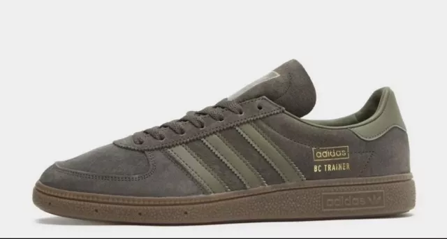 Adidas Originals Baltic Cup Green Trainers-UK 7 Olive Sneakers-New-100% Genuine