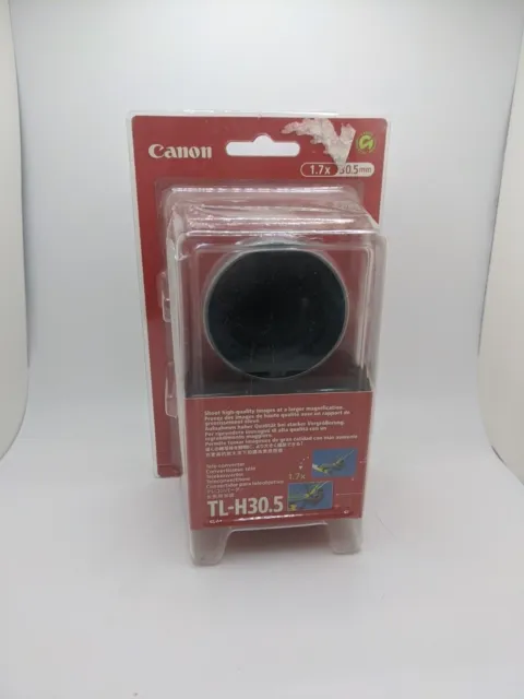 New! Genuine Canon Tele-Converter 1.7X Lens TL-H30.5