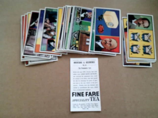 25 cards 2nd series inventions & discoveries,FINE FARE TEA cards,from 50/60s