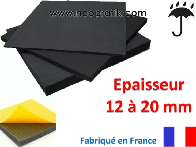 Mousse pour isolation acoustique et thermique, protection, calage divers etc…