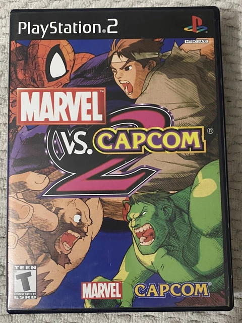CIB MARVEL VS. Capcom 2 Sony PlayStation 2 jeu PS2 étui à disque manuel ...