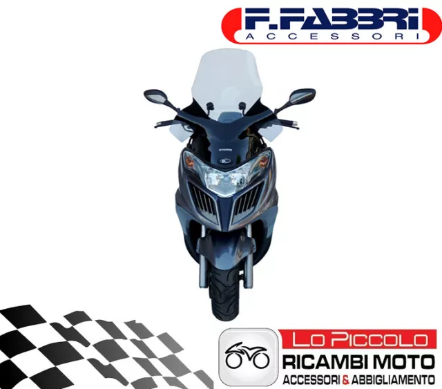 Fabbri Parabrezza Alto + Attacchi Kymco G-Dink 125 300 2012 2013 2014 2015 2016